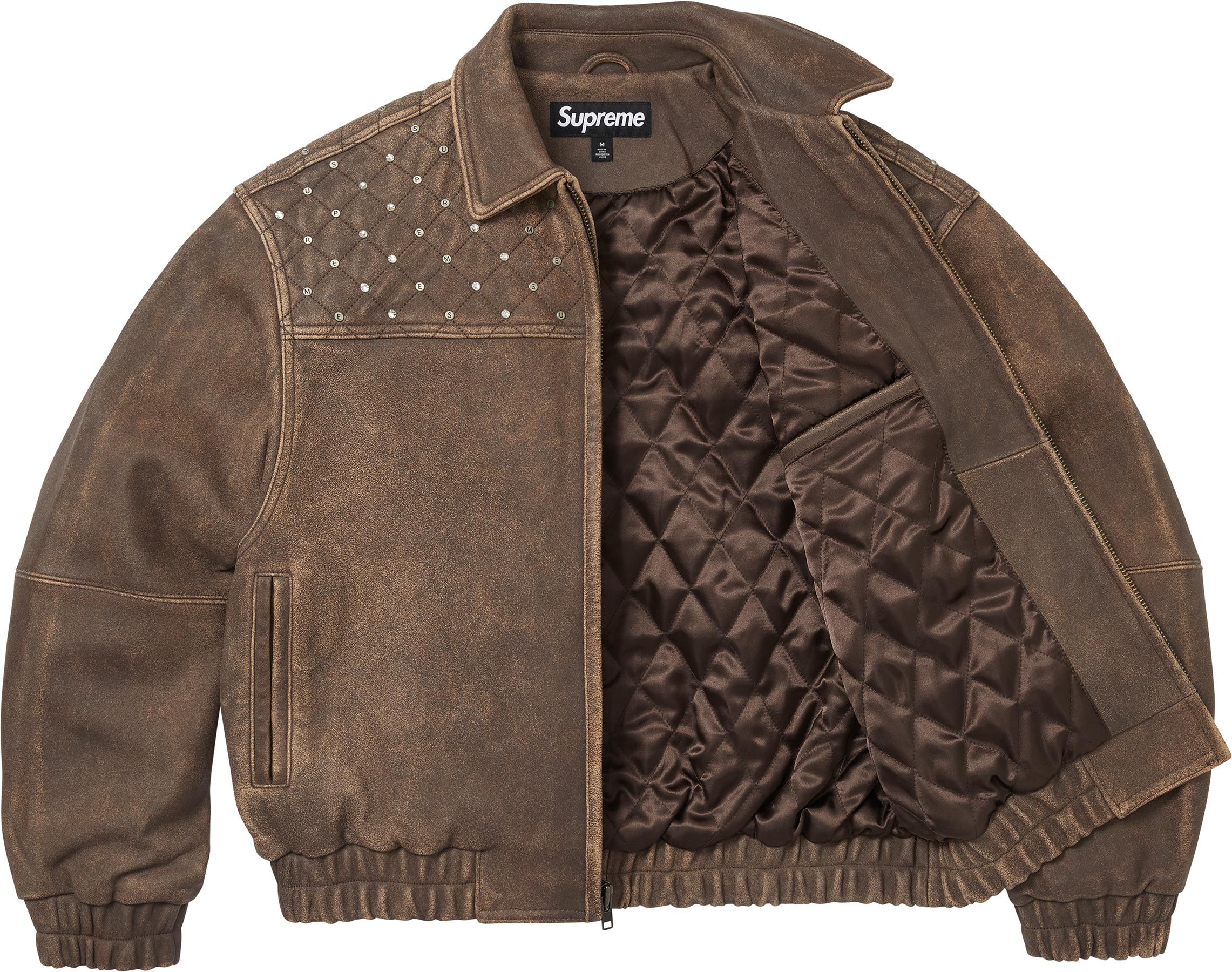 supreme gem studded leather jacket 茶色 Fall/Winter 2026 Preview – Supreme