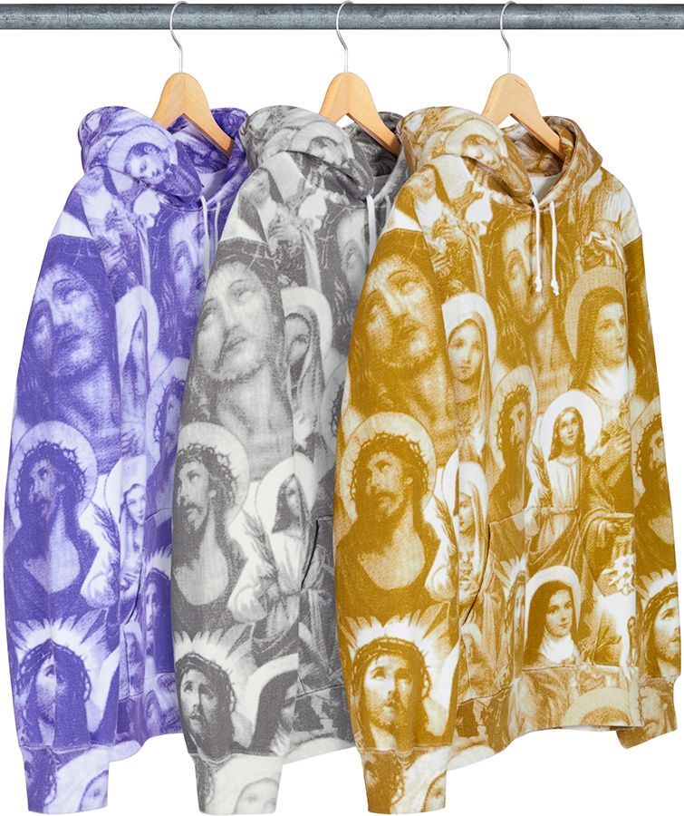 Supreme　シュプリーム　パーカー　キリスト　総柄 Fall/Winter 2018 Preview – Supreme