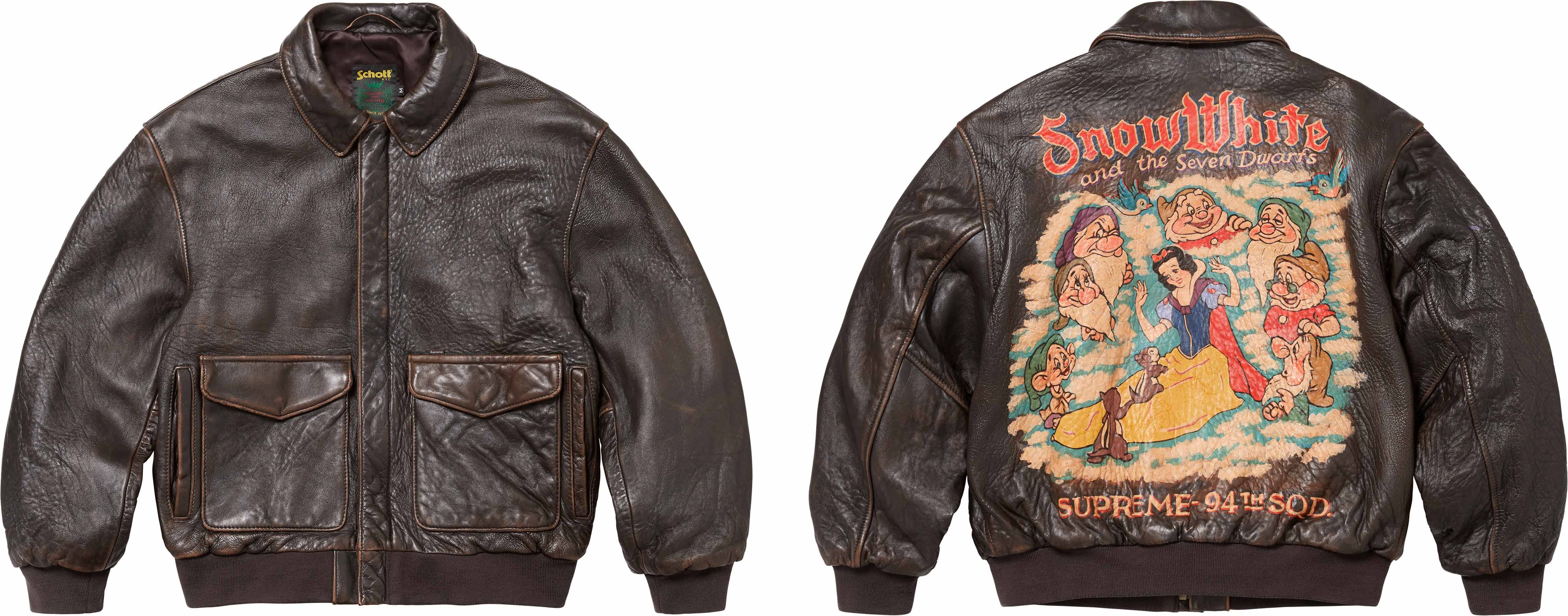 ジャケット・アウター Supreme 16FW Leather A-2 Fight Jacket S Fall/Winter 2024 Preview – Supreme
