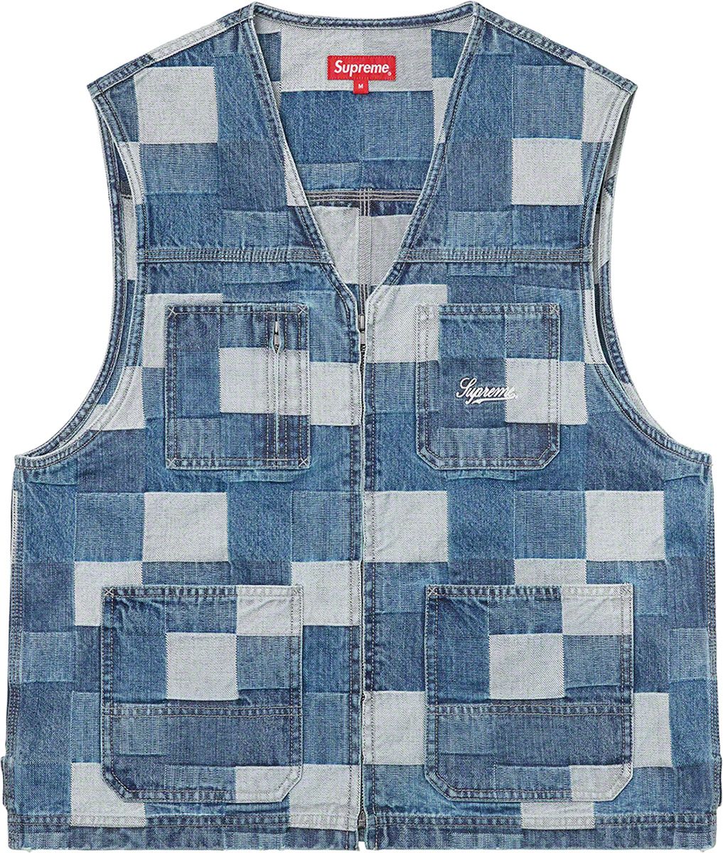 トップス Supreme Patched Denim Vest Spring/Summer 2021 Preview – Supreme