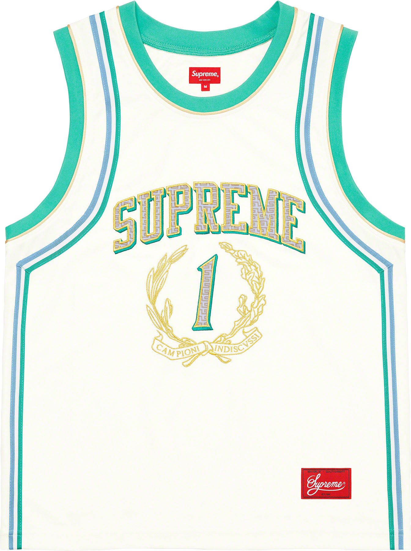 ウェア Supreme Campioni Basketball Jersey White Spring/Summer 2023 Preview – Supreme