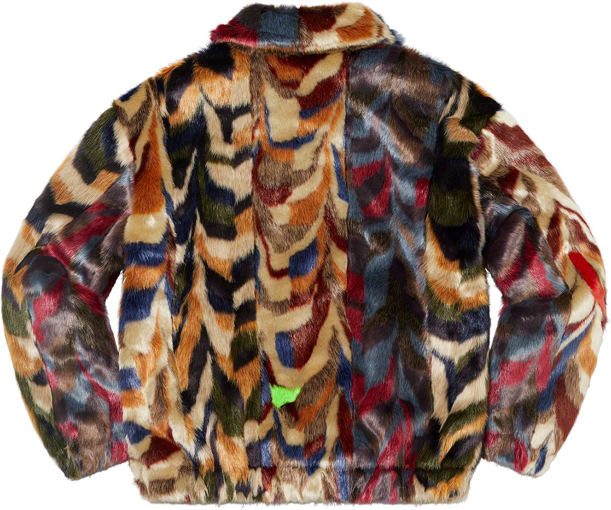 ジャケット・アウター Multicolor Faux Fur Bomber Jacket Fall/Winter 2022 Preview – Supreme