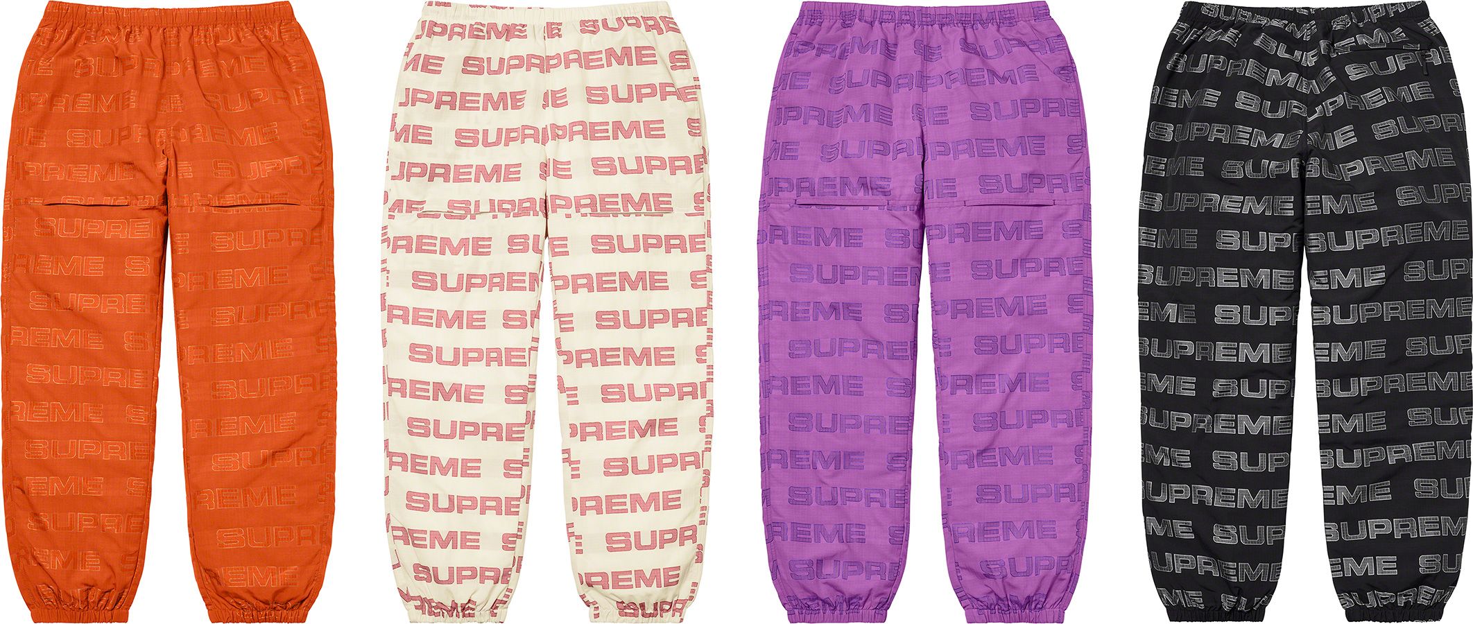 ま*め様 SUPREME 21FW Logo Ripstop Track Pan Fall/Winter 2021 Preview – Supreme