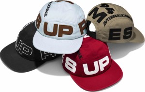 Spellout Appliqué Camp Cap