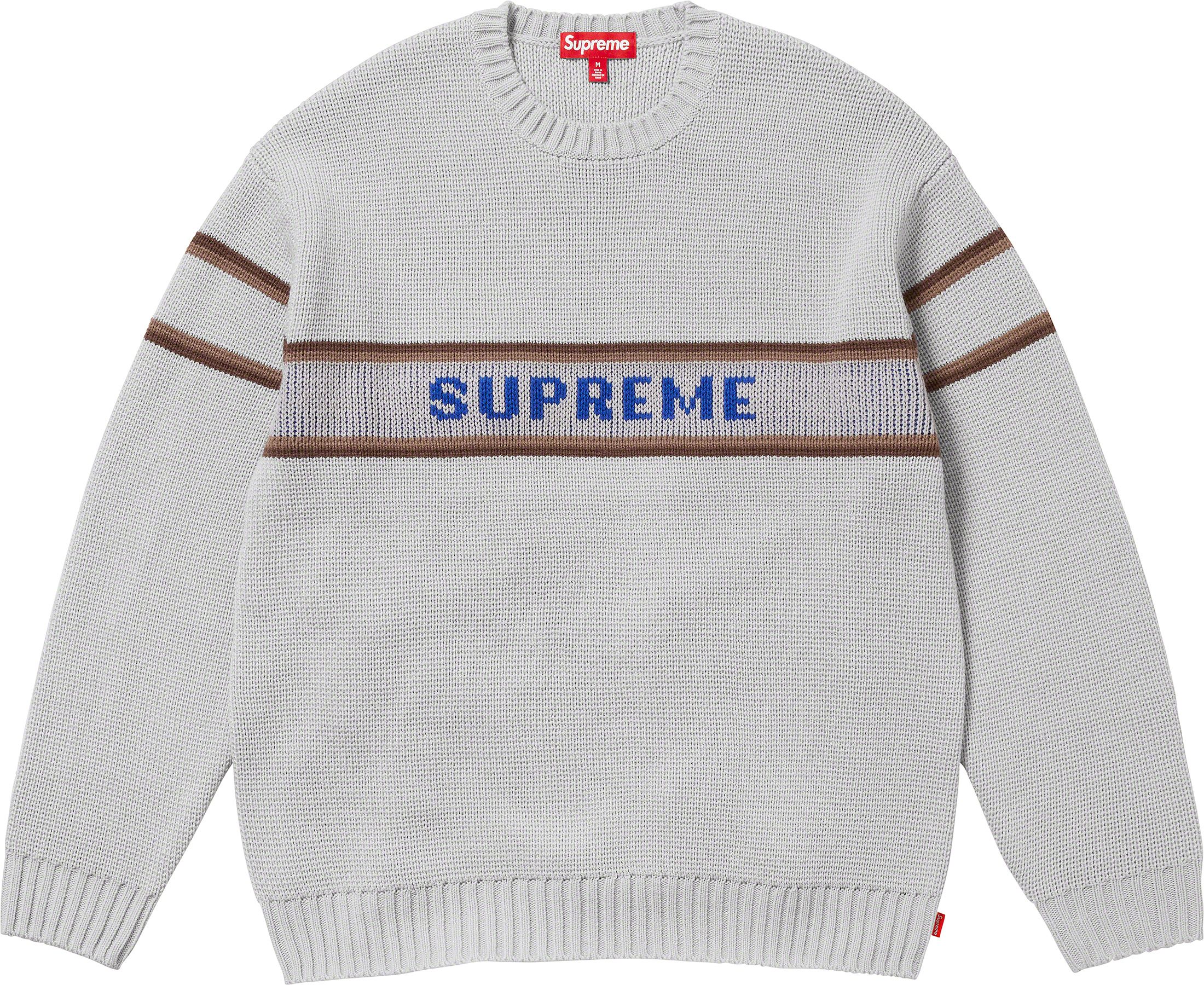 トップス Supreme Chest Stripe Sweater Fall/Winter 2023 Preview – Supreme