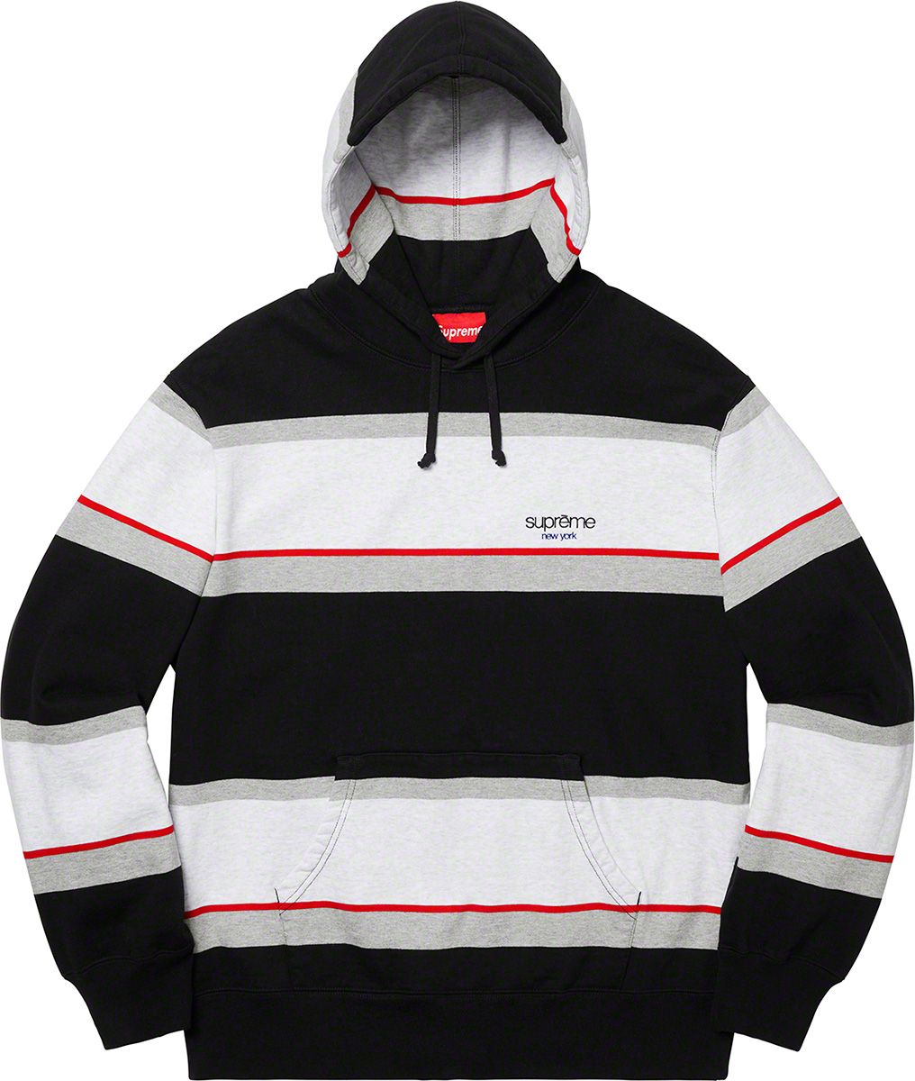 値下げSUPREME Full Stripe Hooded Sweatshirt Fall/Winter 2019 Preview – Supreme