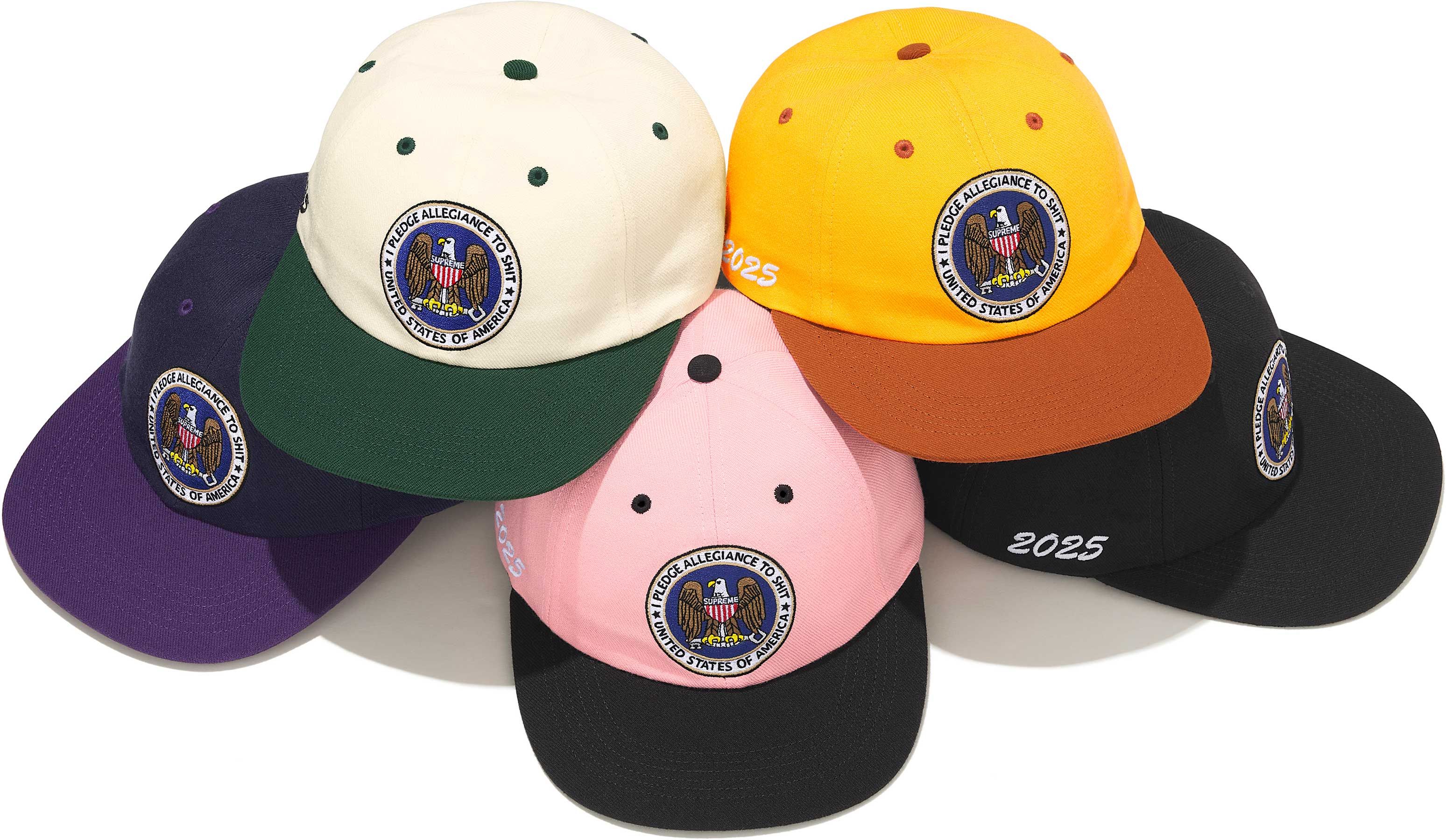 帽子 Supreme 2025FW Pledge Allegiance 6-Panel Fall/Winter 2025 Preview – Supreme