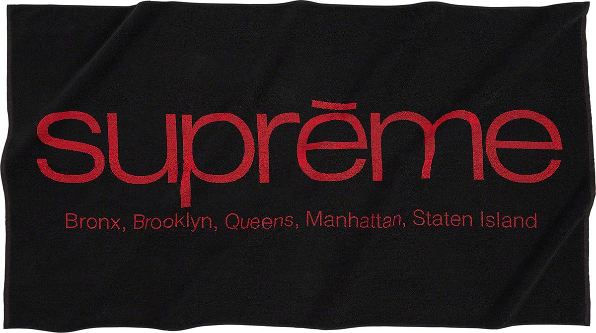 【未使用品】 SUPREME 21SS FIVE BOROUGHS TOWEL b906d53f3a512b8258d3cfdb56a9c4