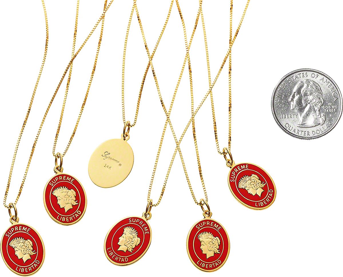 【SBS】Supreme Libertad Gold Pendant Spring/Summer 2019 Preview – Supreme