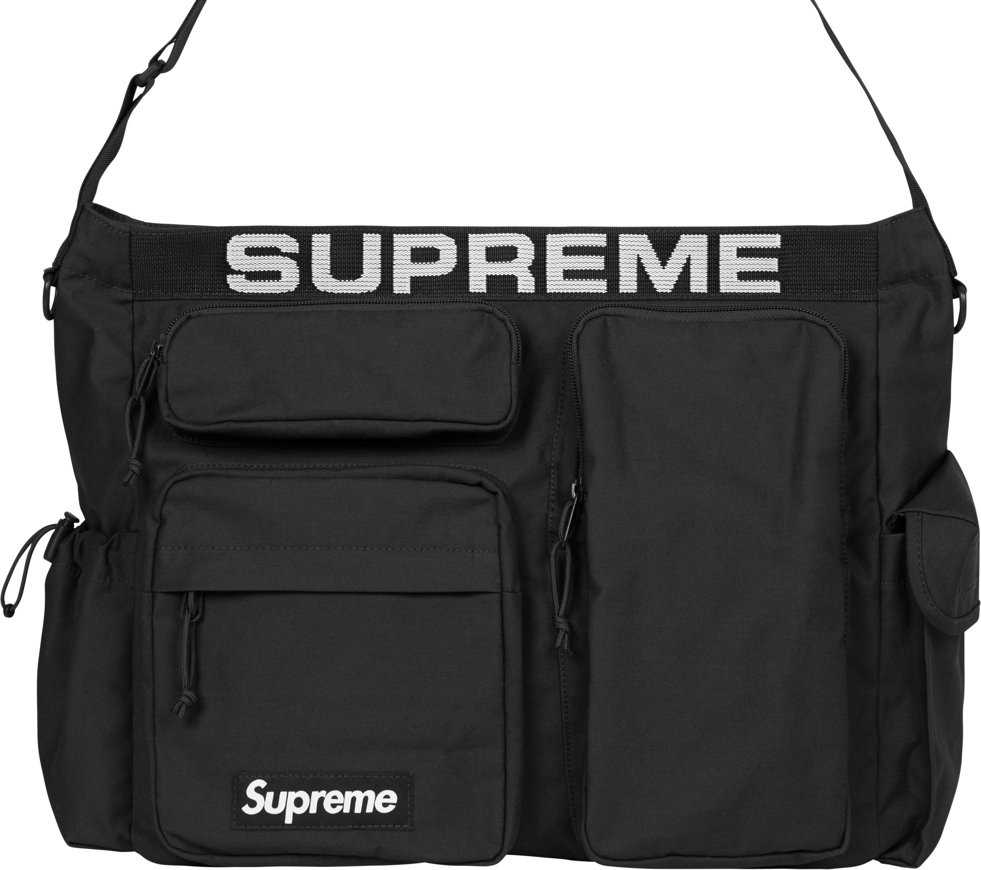 Supreme 23ss Field Messenger Bag black 黒 Spring/Summer 2023 Preview – Supreme