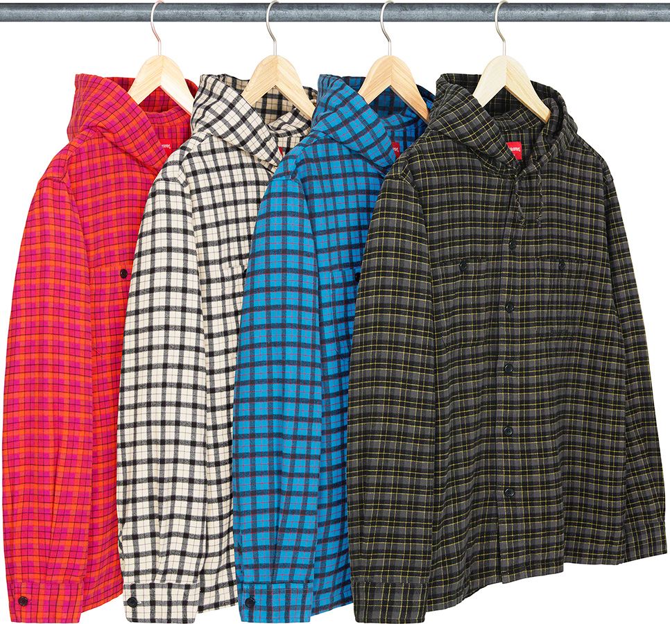 Supreme Mini Plaid Hooded Shirt L 新品 Spring/Summer 2022 Preview – Supreme