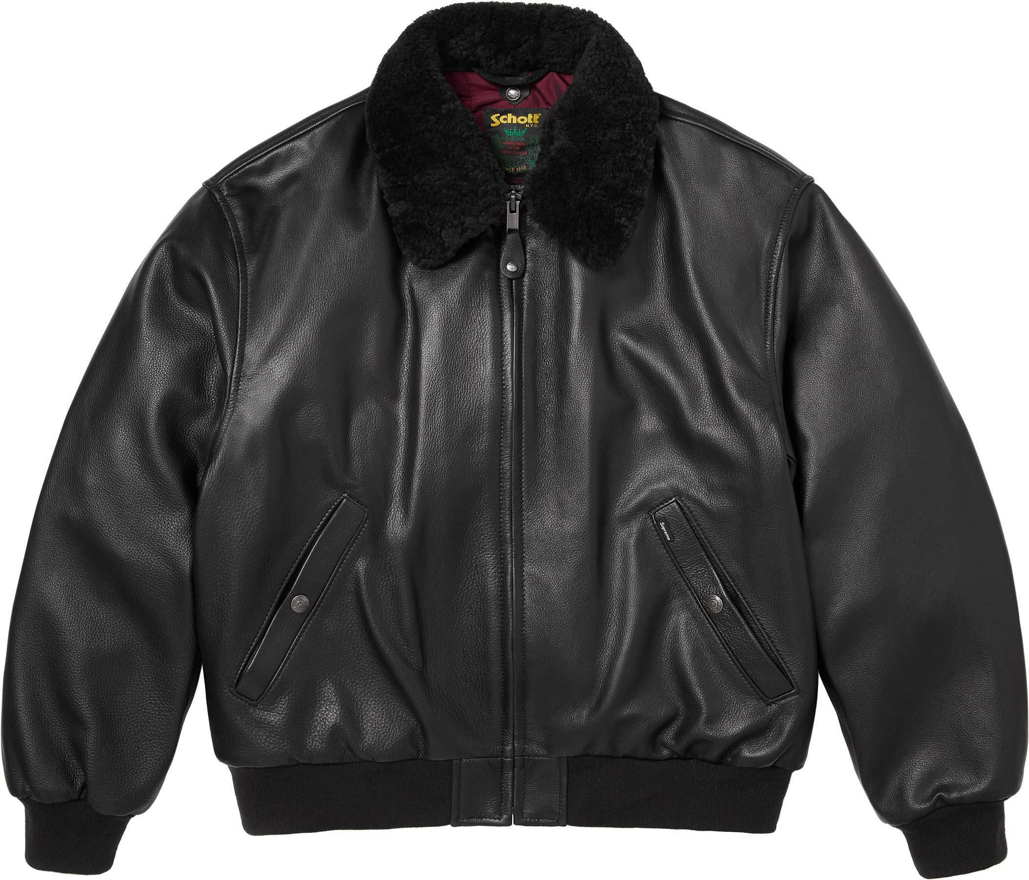 ジャケット・アウター Supreme Schott Shearling Collar Bomber Spring/Summer 2026 Preview – Supreme