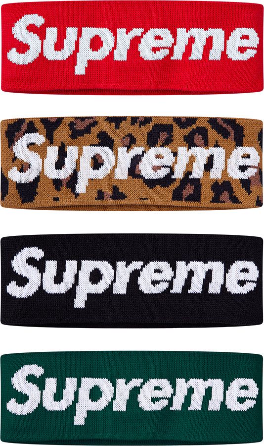 アクセサリー 18AW Supreme New ERA BIG Logo Headband Fall/Winter 2018 Preview – Supreme