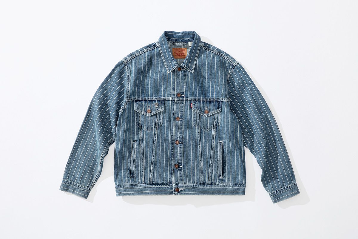 ジャケット・アウター Supreme Levis Pinstripe Trucker Supreme®/Levi's® – Gallery – Supreme