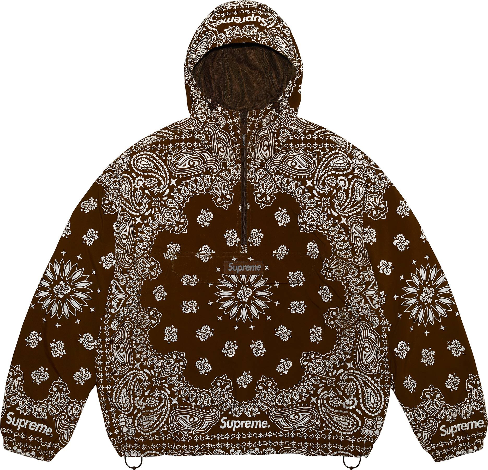 ジャケット・アウター Supreme Reflective Bandana Anorak BK XL Spring/Summer 2026 Preview – Supreme