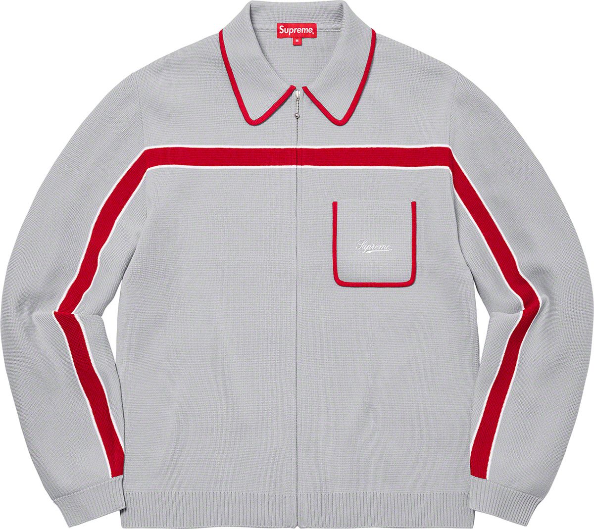 ジャケット・アウター Supreme chest stripe zip up cardigan Fall/Winter 2021 Preview – Supreme