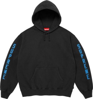 Washed Logo Hooded Sweatshirt