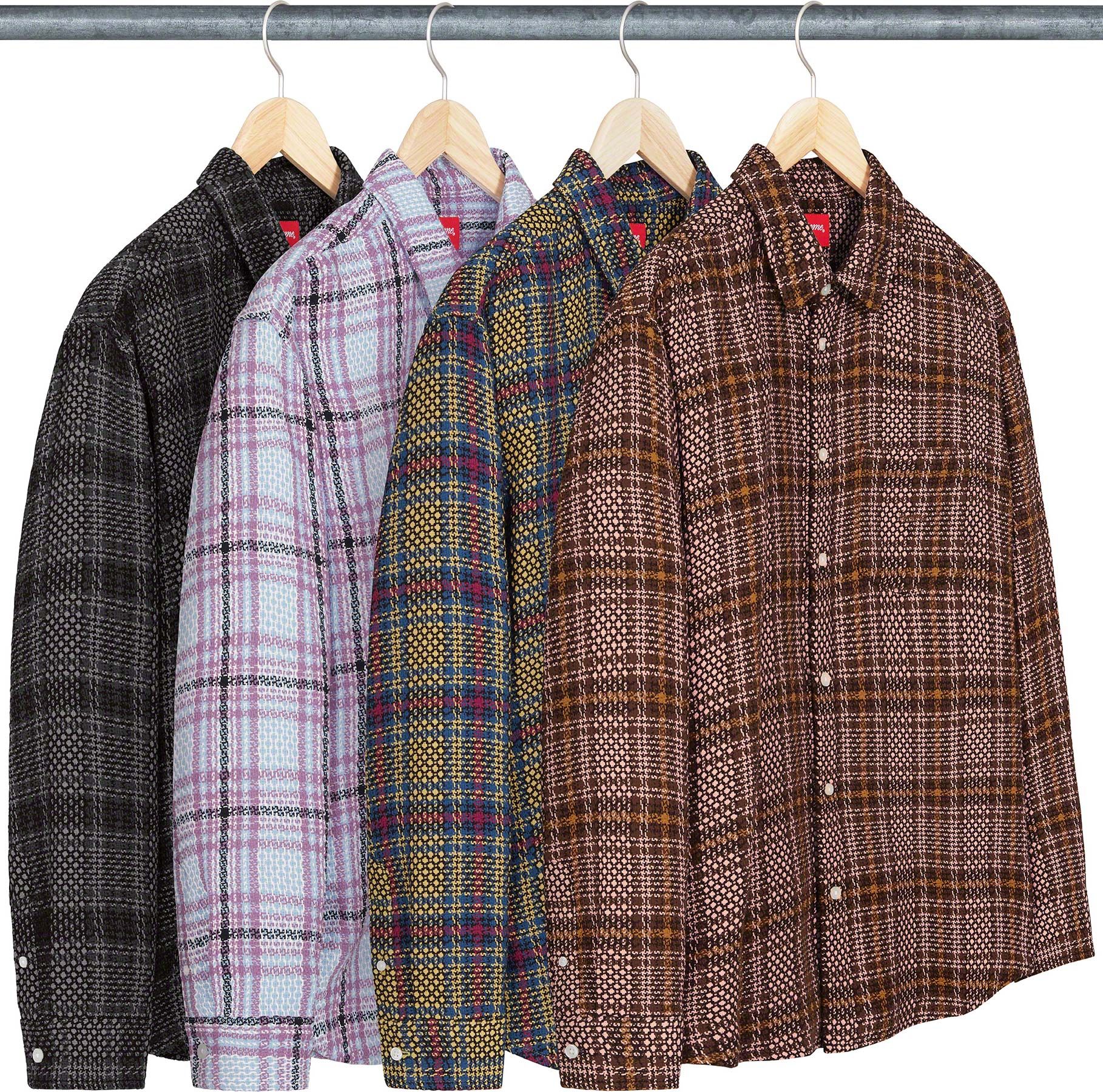 トップス Supreme Basket Weave Plaid Shirt XXL Spring/Summer 2023 Preview – Supreme