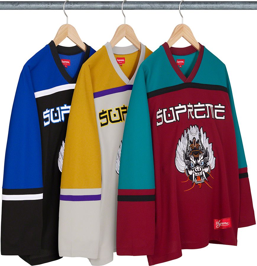 トップス Supreme 2021 Hockey Jersey Black Blue Fall/Winter 2021 Preview – Supreme