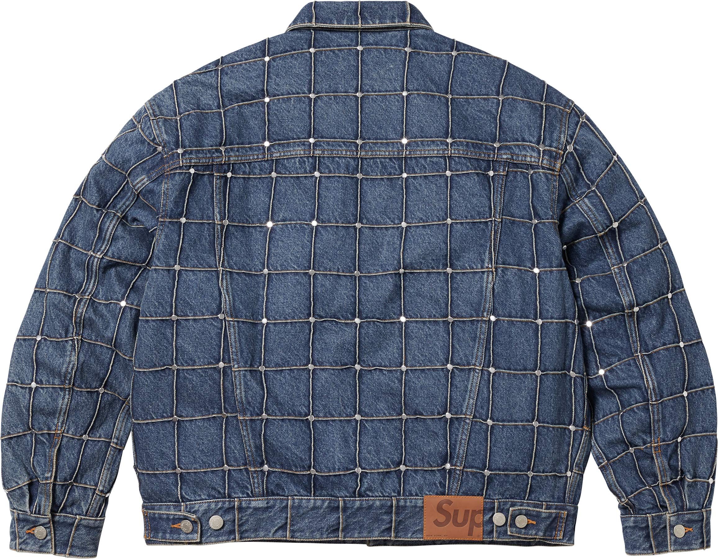 ジャケット・アウター Supreme - Studded Denim Trucker Jacket Spring/Summer 2025 Preview – Supreme