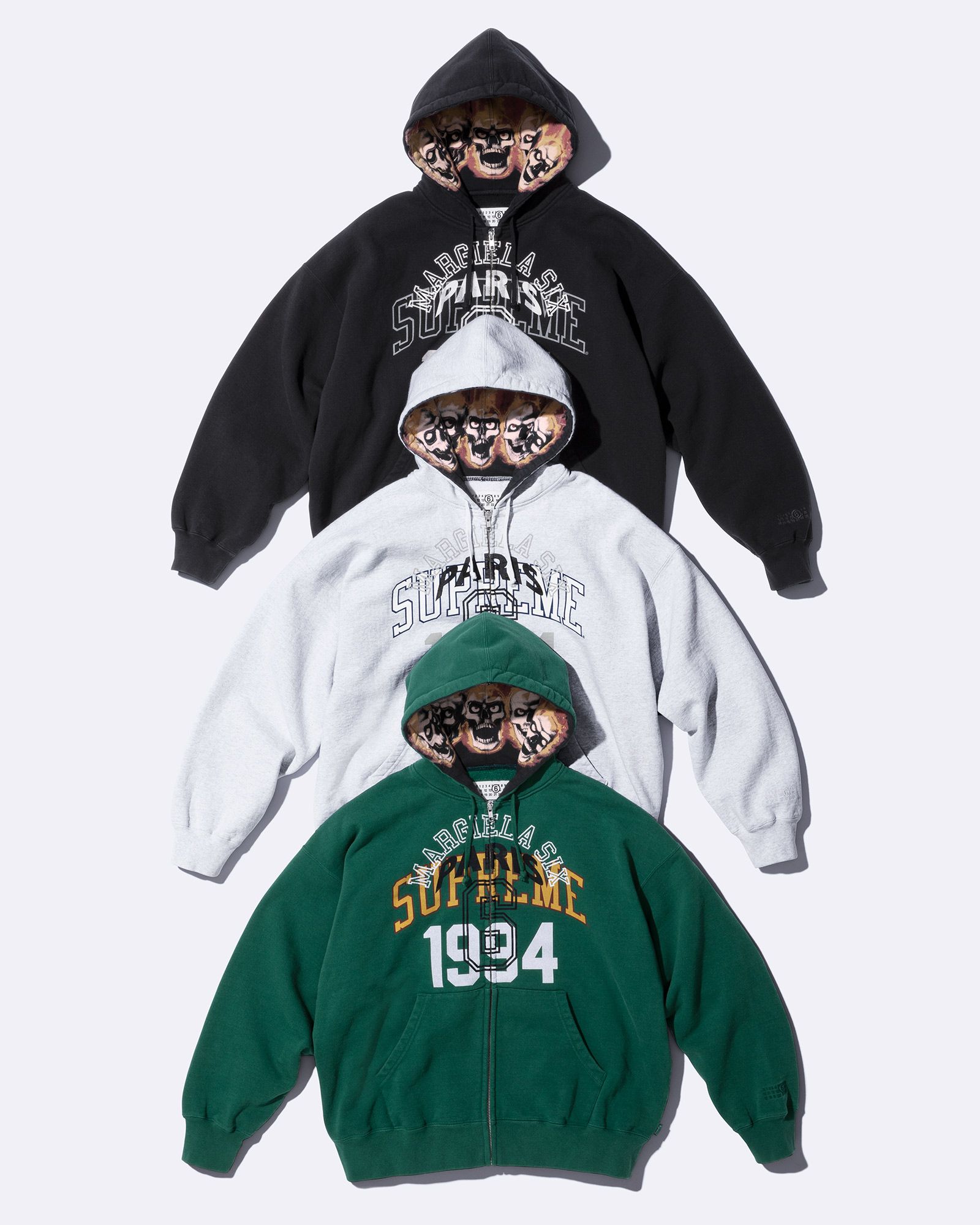 ゆ*う様 Supreme 1994 mm6スカルデザイン パーカー【L】 グレー Supreme®/MM6 Maison Margiela – Gallery – Supreme