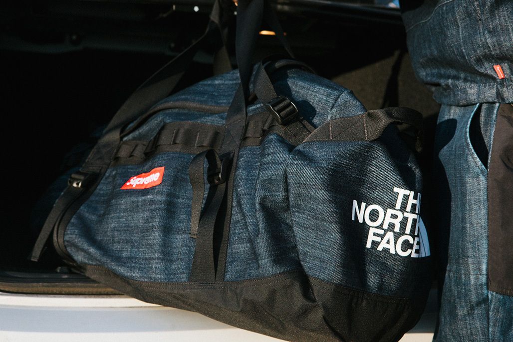 最終値下げSUPREME NORTHFACE DENIM Dufflebag Supreme/The North Face® – News – Supreme