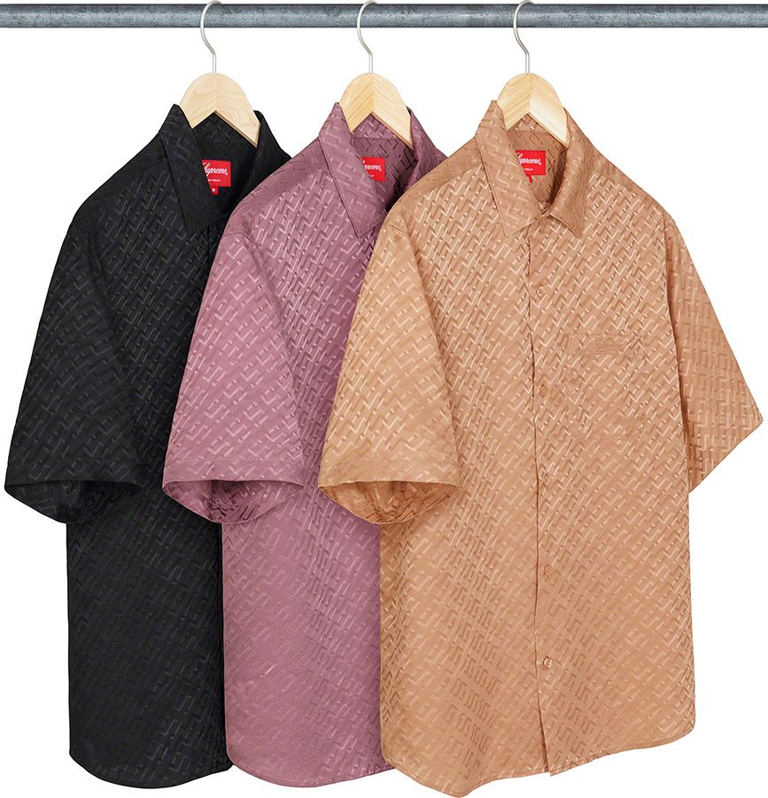 Supreme　Tonal Monogram Silk Shirt Spring/Summer 2022 Preview – Supreme