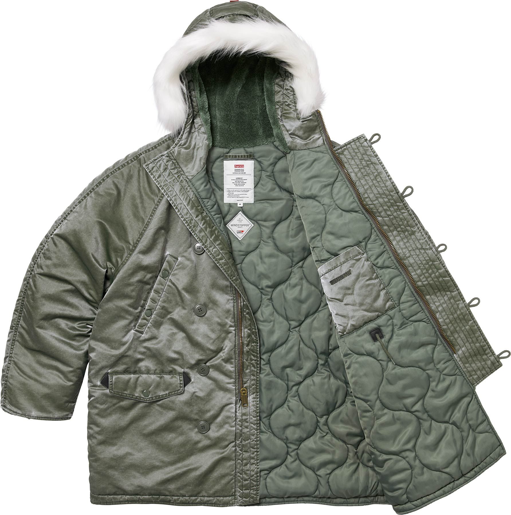 ジャケット・アウター Supreme Washed Satain N3B Flight Jacket Fall/Winter 2024 Preview – Supreme