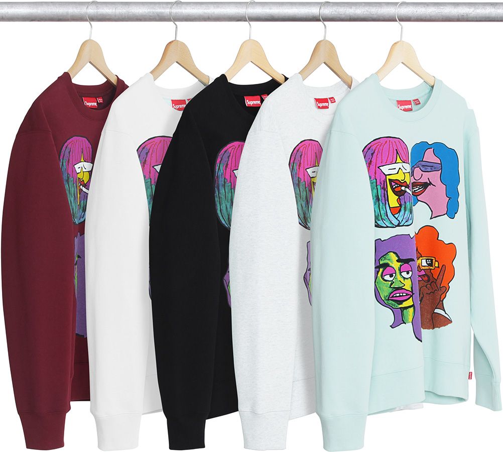 トップス Supreme Gonz Heads Crewneck M FW17 Fall/Winter 2017 Preview – Supreme