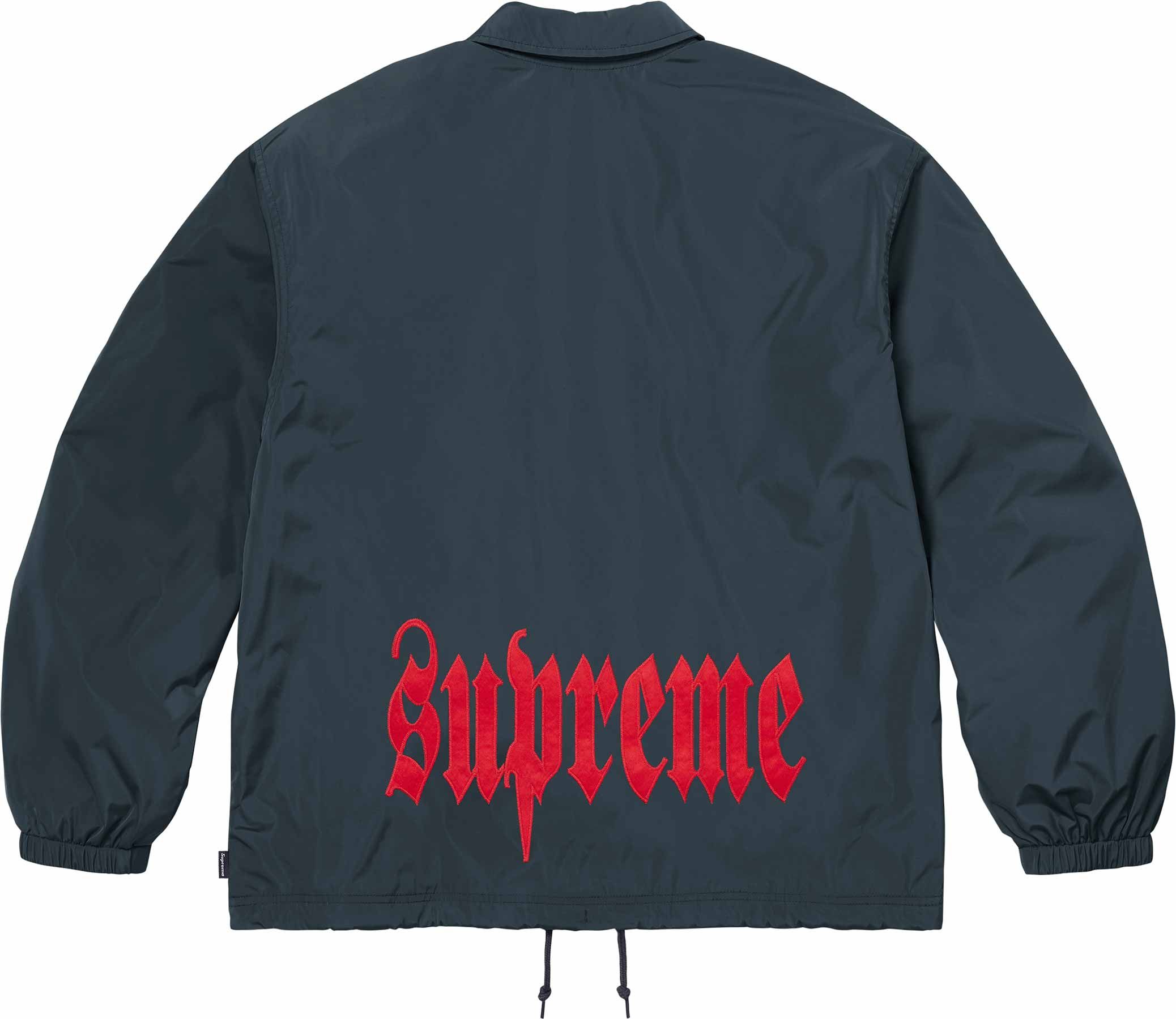 るSupreme/Slayer Cutter coach Jacket Fall/Winter 2026 Preview – Supreme