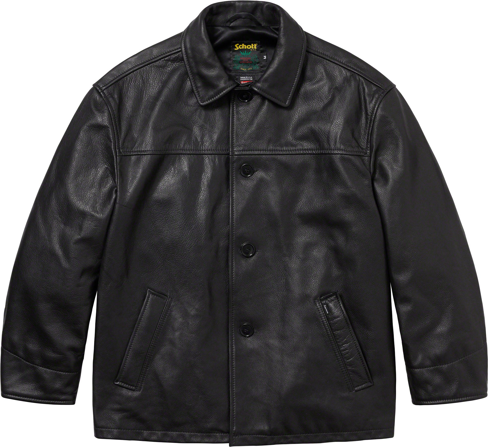 ジャケット・アウター Supreme Schott Leather Car Coat Fall/Winter 2023 Preview – Supreme