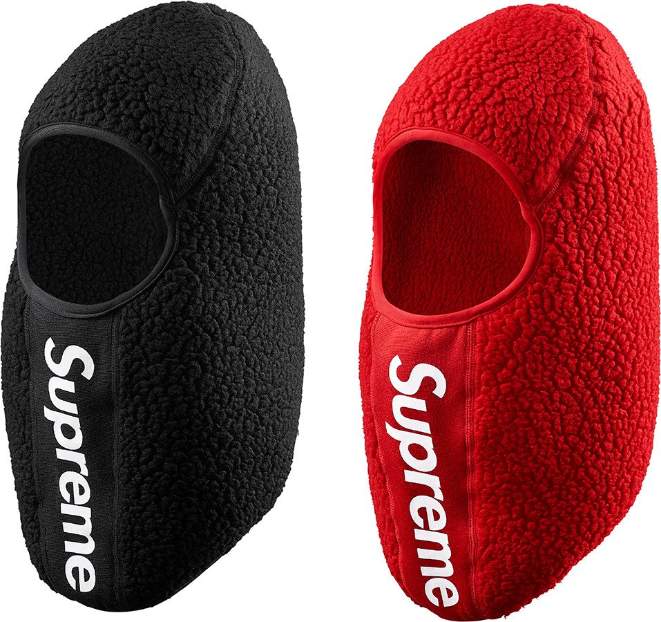 Supreme Polartec Deep Pile Balacla バラクラバ Fall/Winter 2017 Preview – Supreme