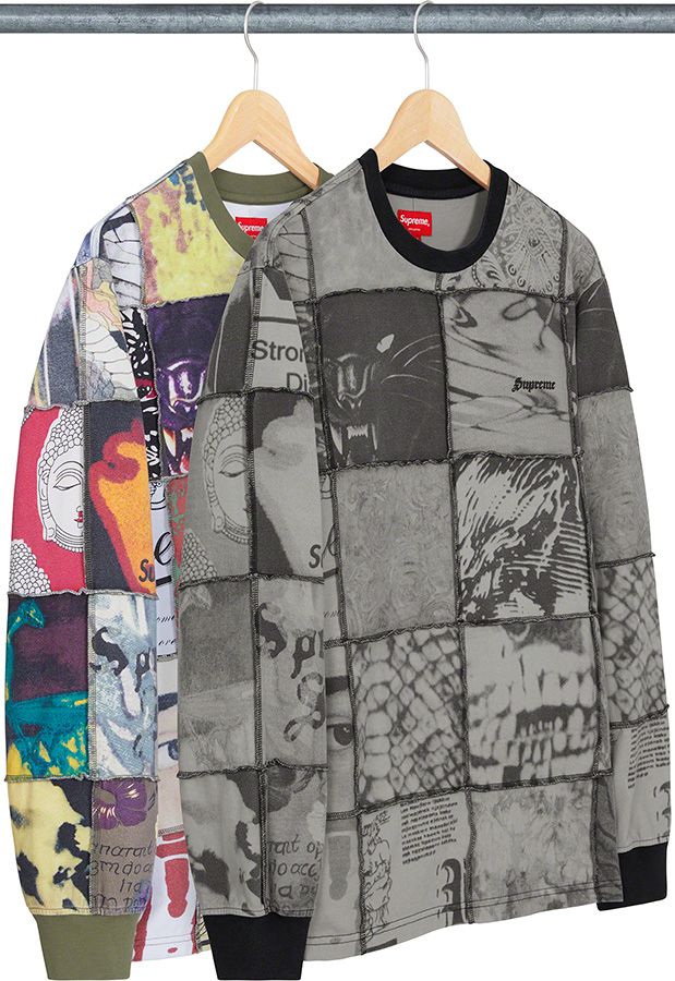 Supreme Mosaic Patchwork L/S パッチワーク　ロンT Spring/Summer 2021 Preview – Supreme