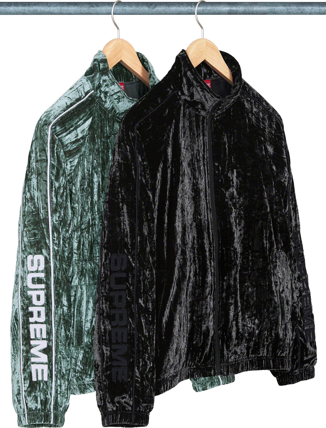 ジャケット・アウター Supreme Crushed Velvet Track Jacket Fall/Winter 2023 Preview – Supreme