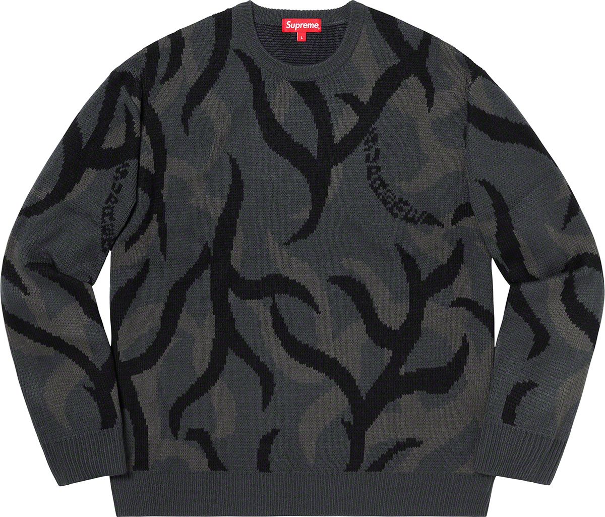 【美品】Supreme Tribal Camo Sweater L総柄 ニット Fall/Winter 2019 Preview – Supreme