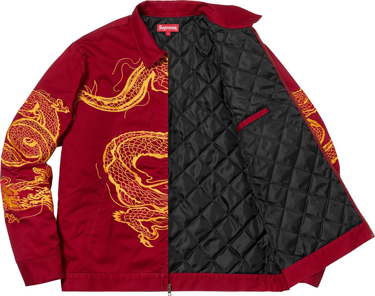 ジャケット・アウター Supreme - Dragon Work Jacket Fall/Winter 2018 Preview – Supreme