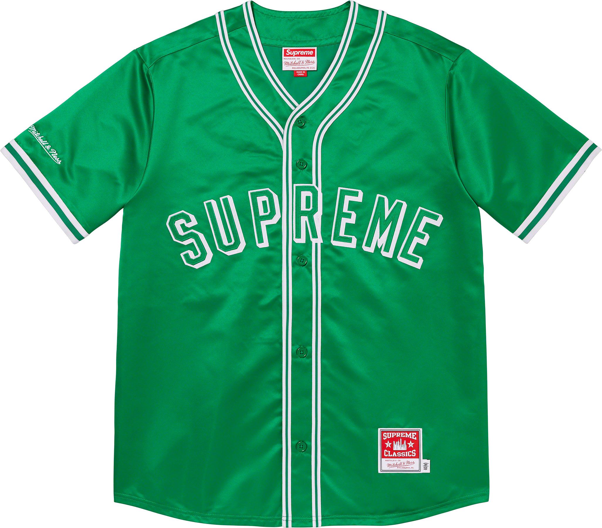 Supreme × Mitchell & Ness サテンベースボールジャージー Spring/Summer 2023 Preview – Supreme