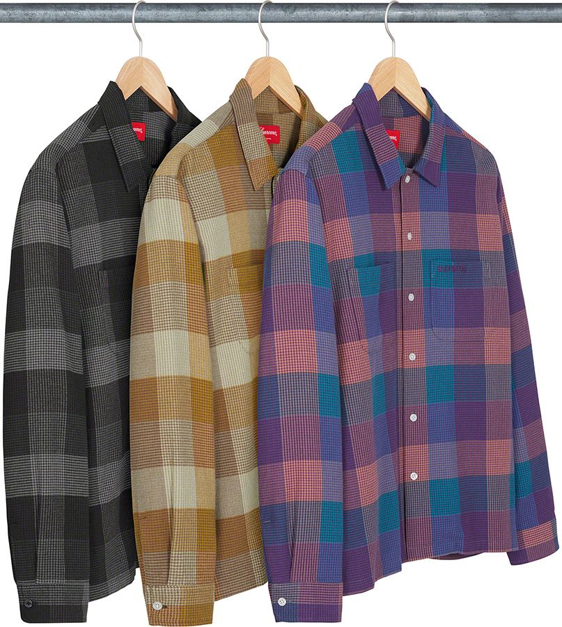 トップス supreme thermal work shirt plaid Fall/Winter 2021 Preview – Supreme
