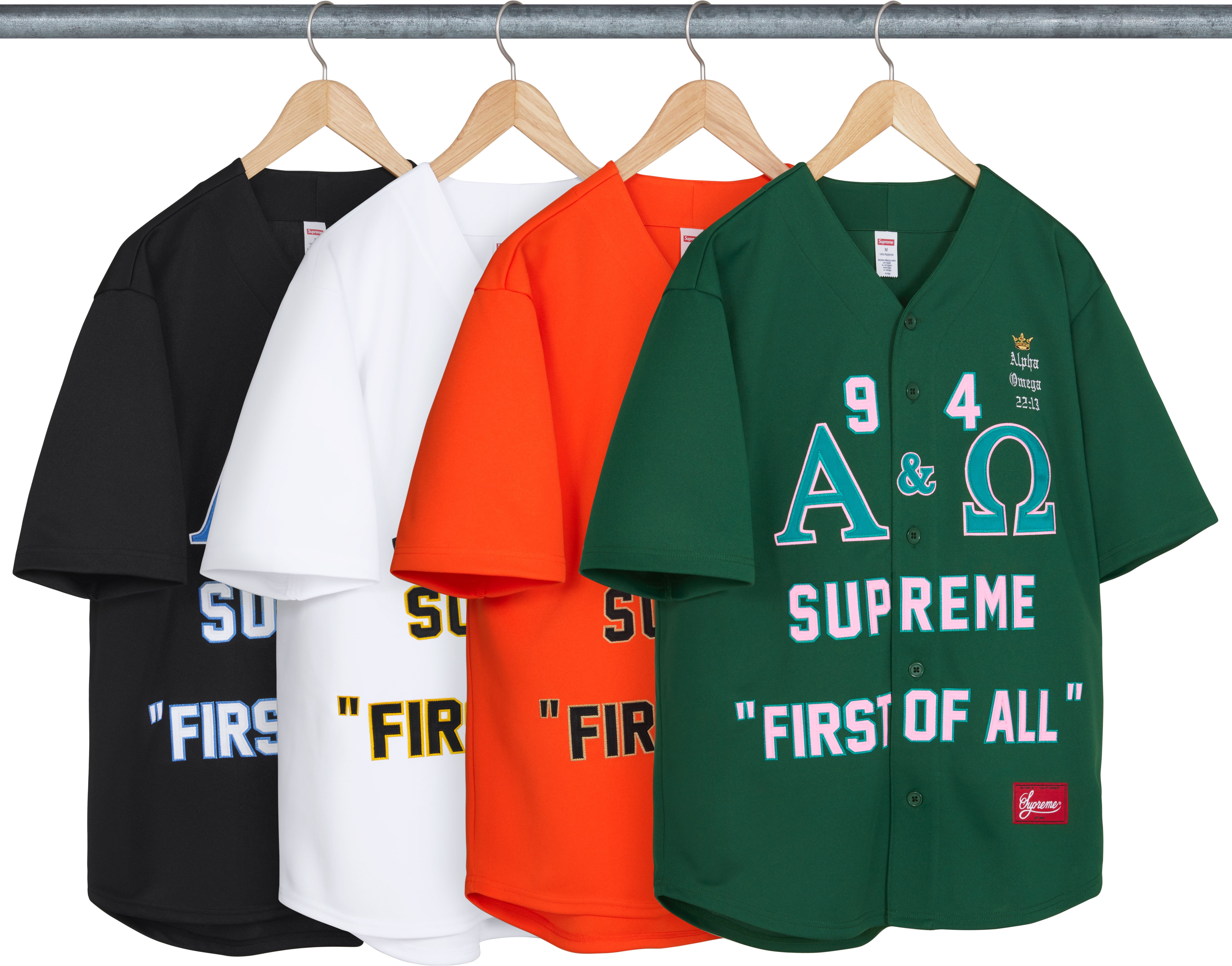 Alpha Omega Baseball Jersey ベースボール　　オメガ Fall/Winter 2024 Preview – Supreme