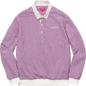 Gingham L/S Polo