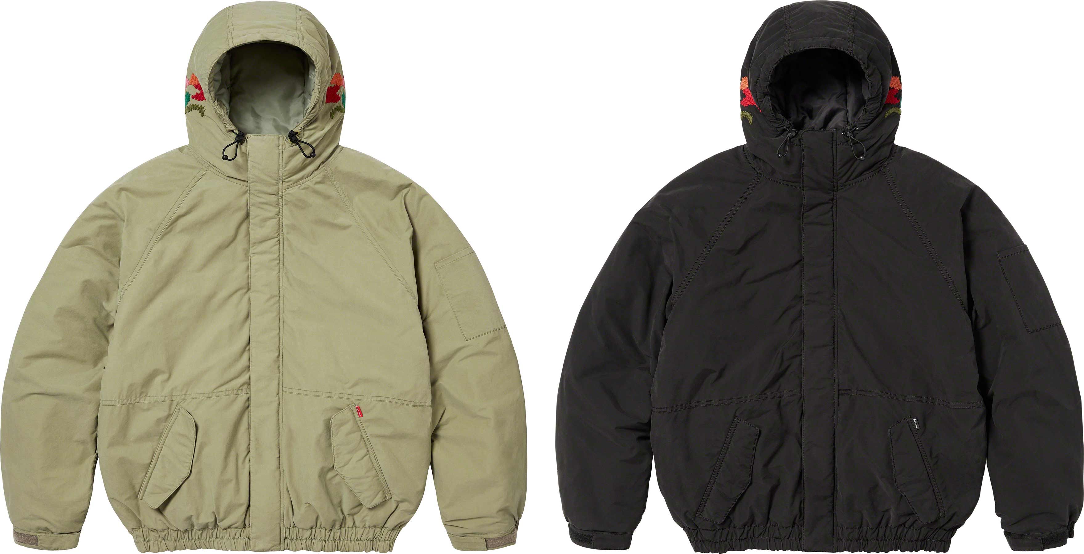 Supreme Needlepoint Hooded Jacket size L-