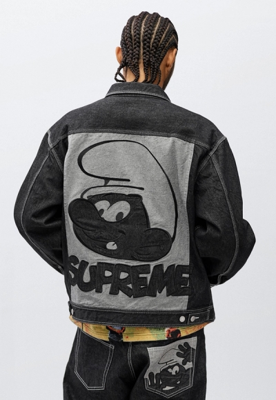 Supreme®/Smurfs™ Denim Trucker Jacket, Street Scene Jacquard S/S Top, Supreme®/Smurfs™ Regular Jean image 36