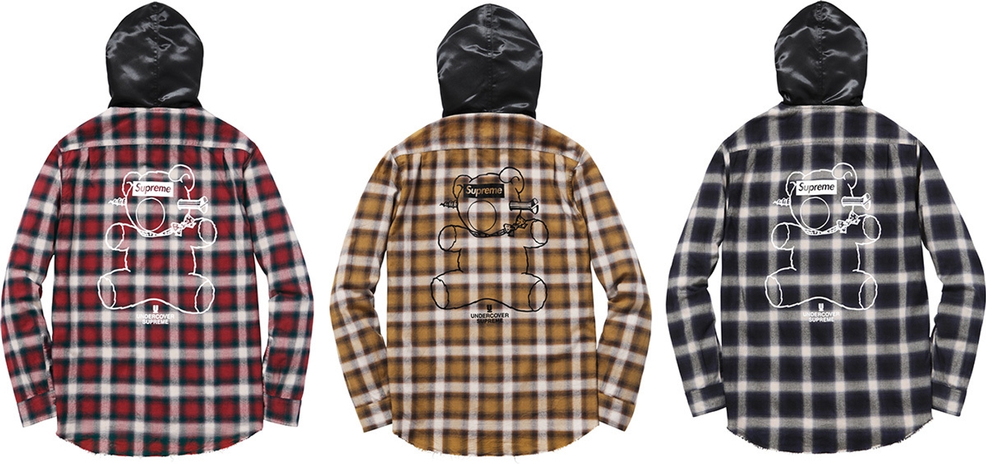 Satin Hooded Flannel Shirt (18/31)