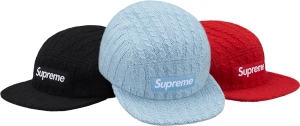 Fitted Cable Knit Camp Cap