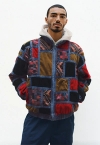 Corduroy Patchwork Denim Jacket, S Logo Hooded Sweatshirt, Warm Up Pant image 16/26