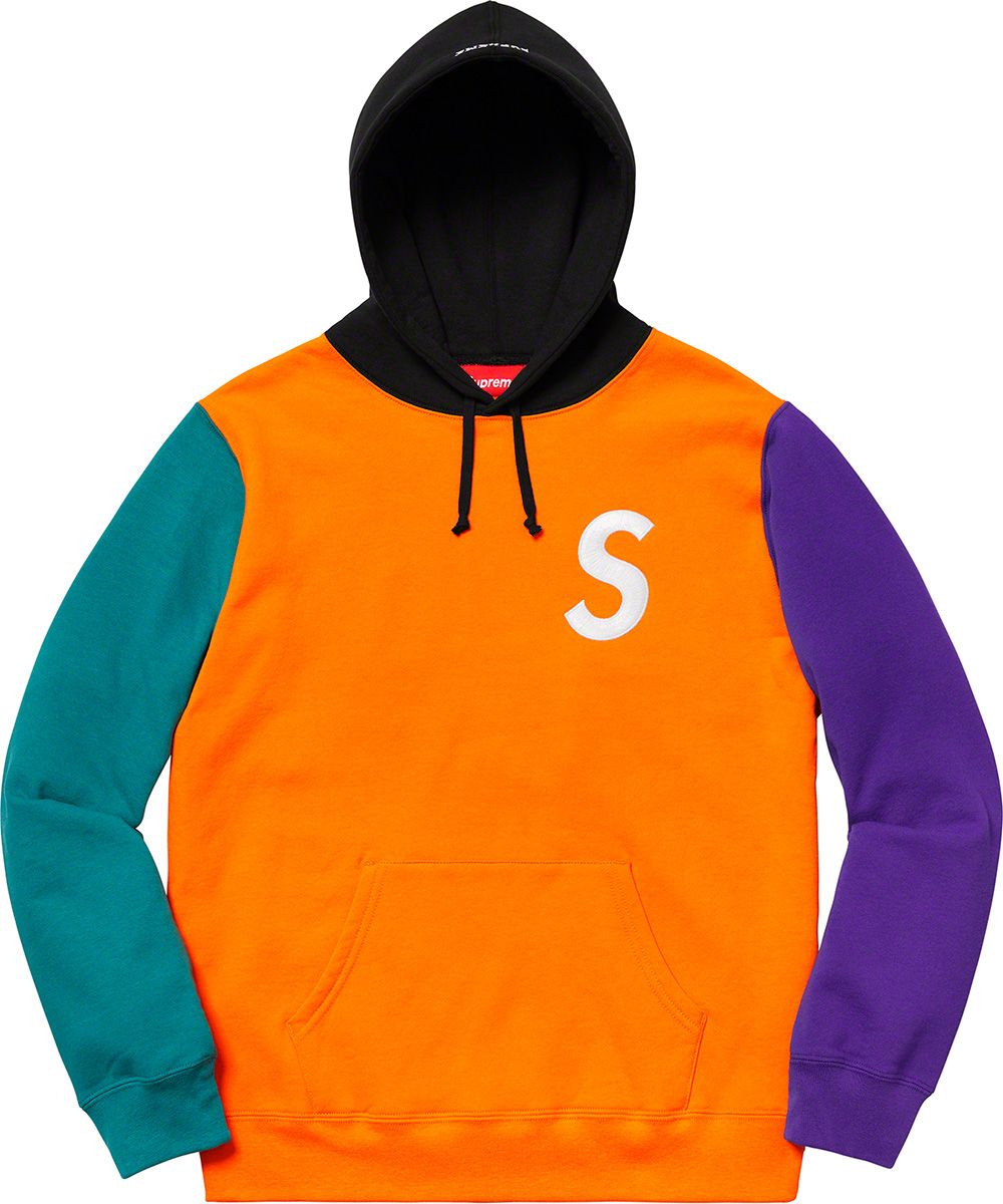 S Logo Colorblocked Hooded Sweatshirt - Spring/Summer 2019 Preview