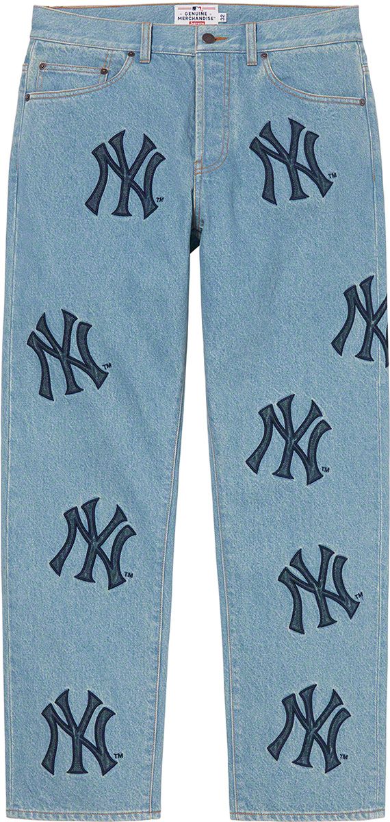 Supreme × New York Yankees Regular Jean