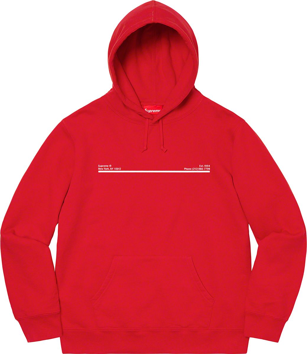 Cross Box Logo Hooded Sweatshirt   Fall/Winter  Preview – Supreme