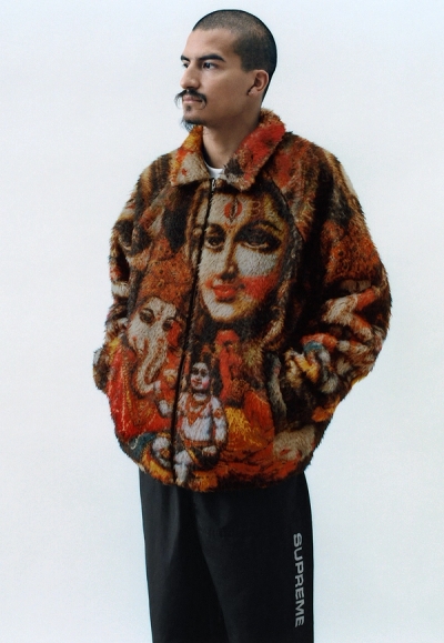 Ganesh Faux Fur Jacket, Heavy Nylon Pant image 6