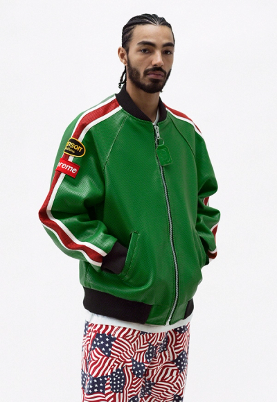 Supreme®/Vanson Leathers® Perforated Bomber Jacket, Small Box Tee, Work Pant image 14